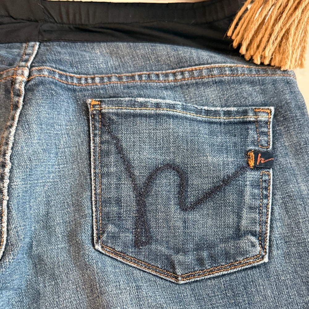 Maternity (COH) Citizens Of Humanity Blue Straight Leg Jeans - Picture 2 of 12
